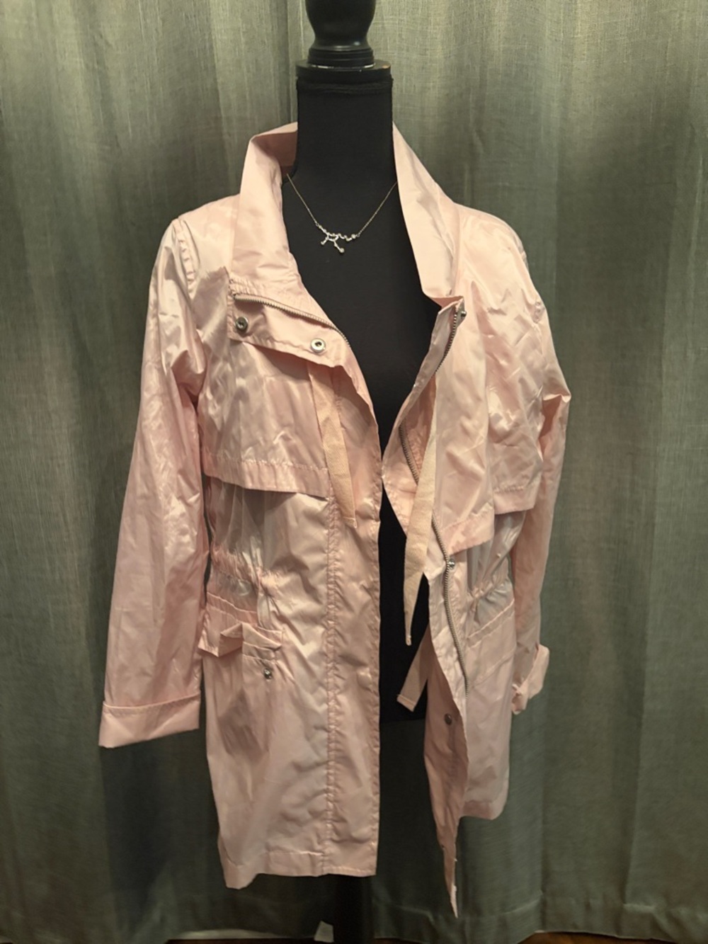 Banana Republic Light Pink Utility Trench Coat